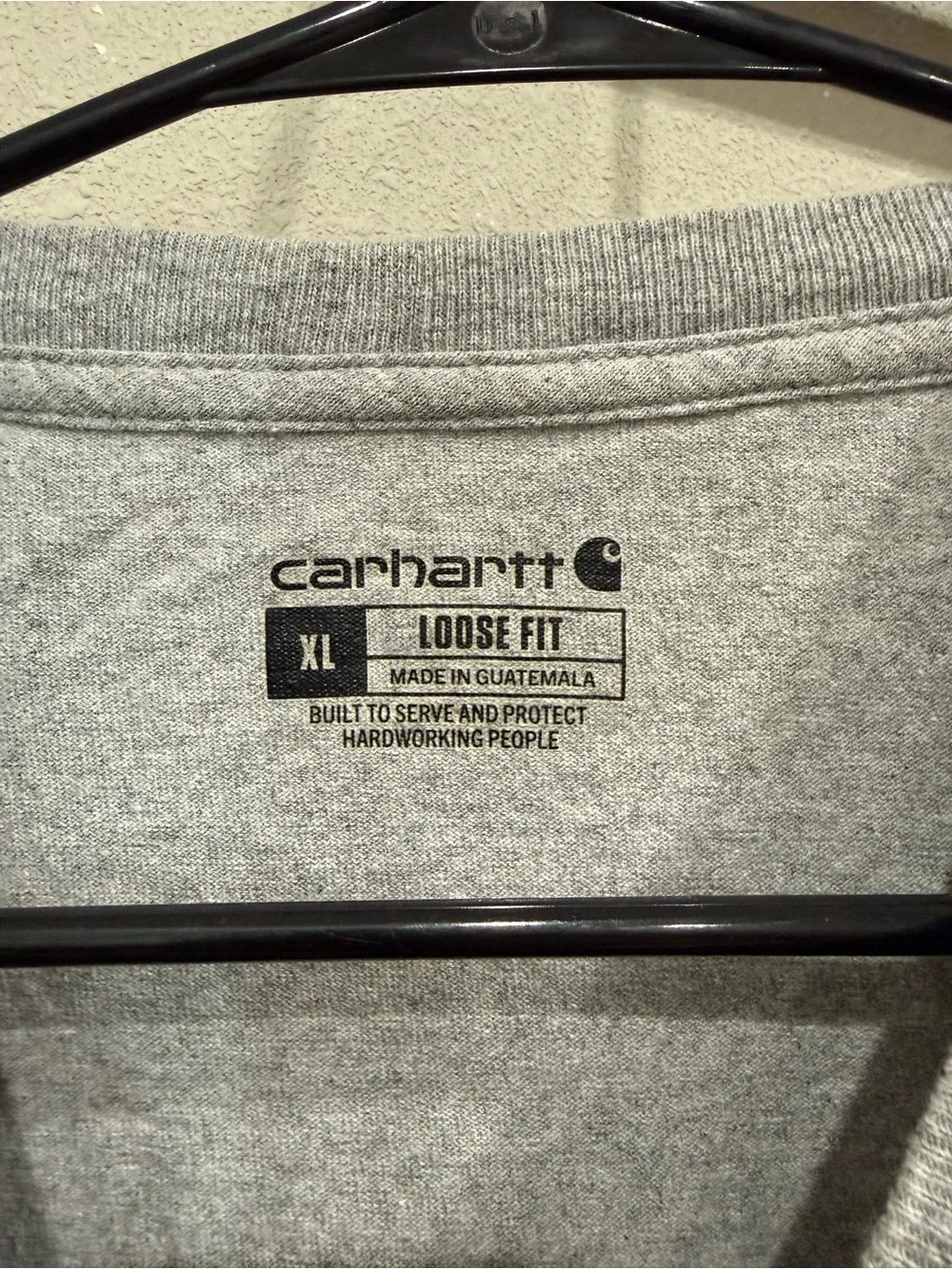 Carhartt Gray Short Sleeve Logo T-Shirt - Picture 2 of 4